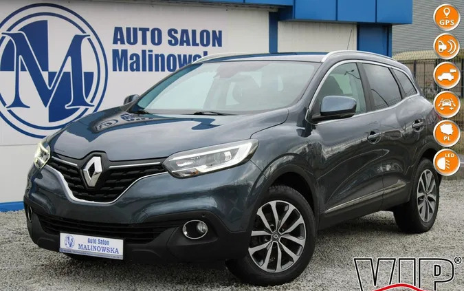 samochody osobowe Renault Kadjar cena 63900 przebieg: 74000, rok produkcji 2016 z Przedbórz